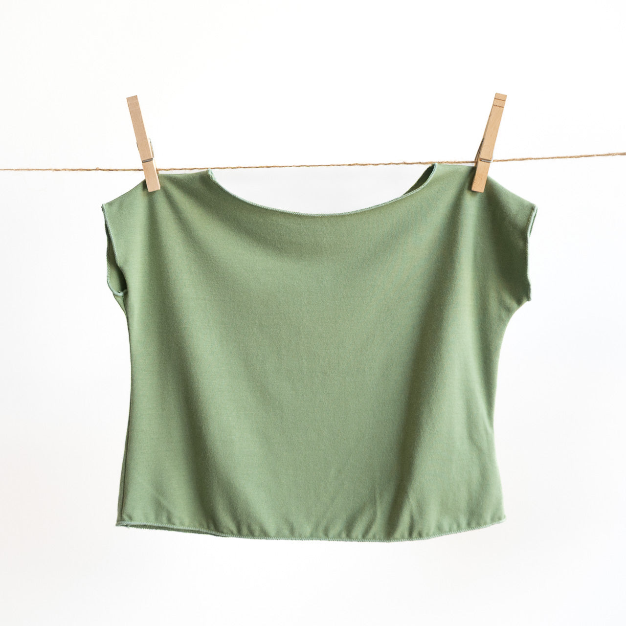 Girl's Square Cut T-shirt - 4 years to Tween by KOBOMO Bamboo