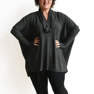 The Glider Poncho Tee in Bamboo