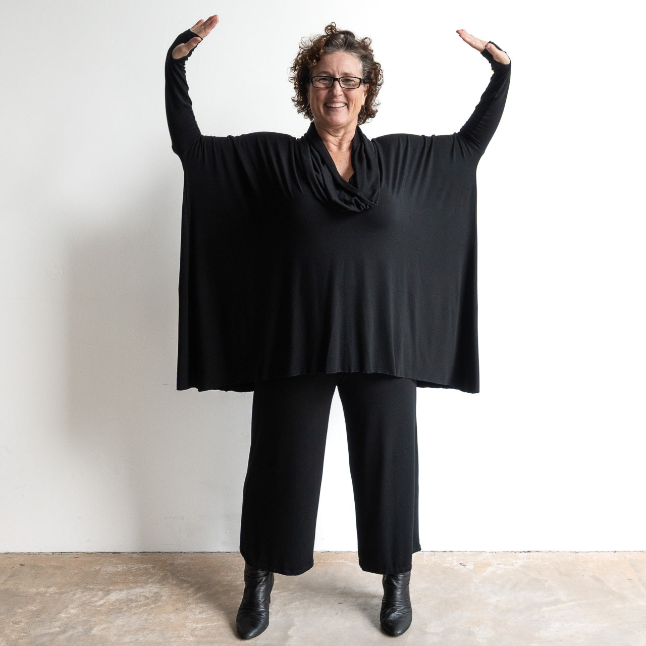 The Glider Poncho Tee by KOBOMO Bamboo