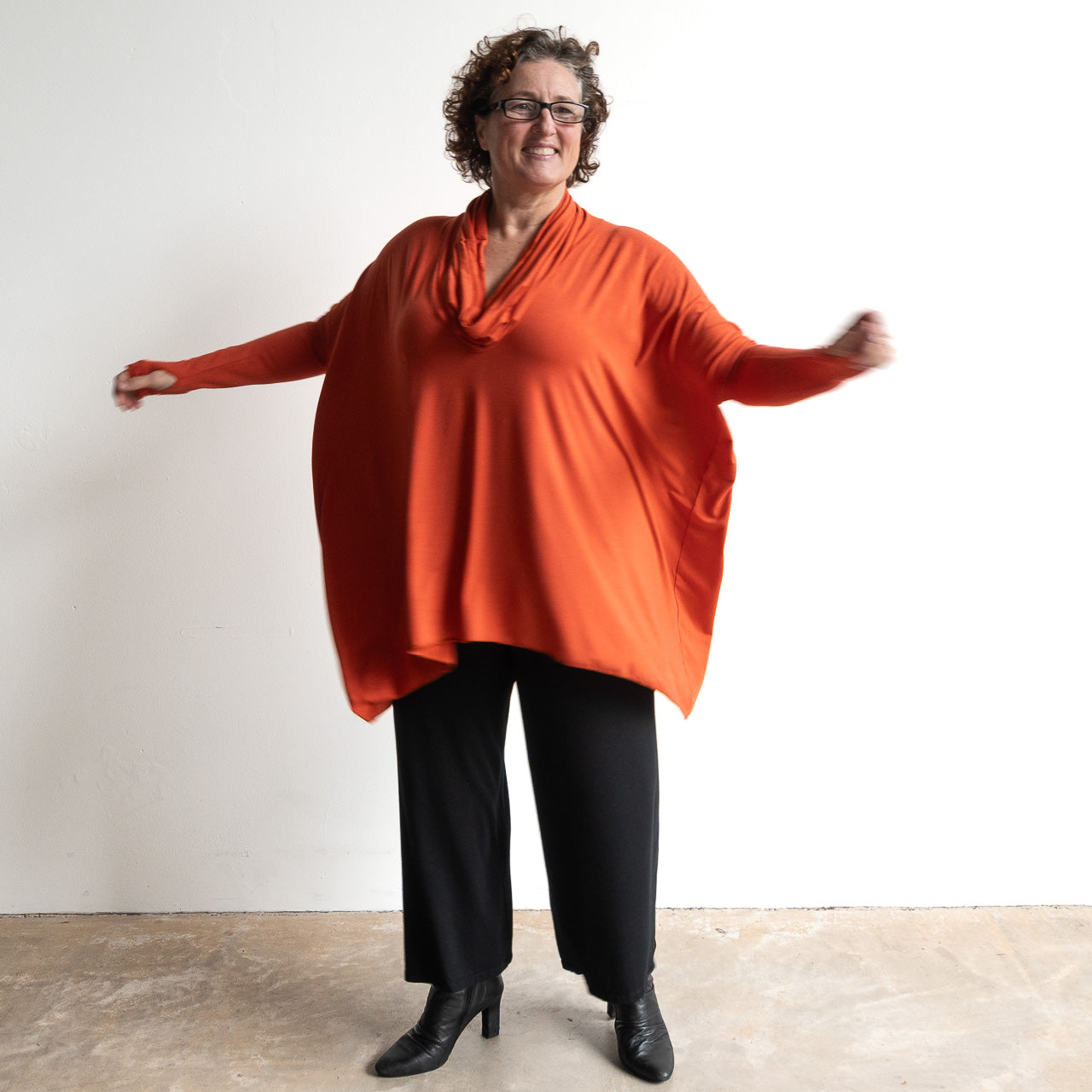 The Glider Poncho Tee by KOBOMO Bamboo