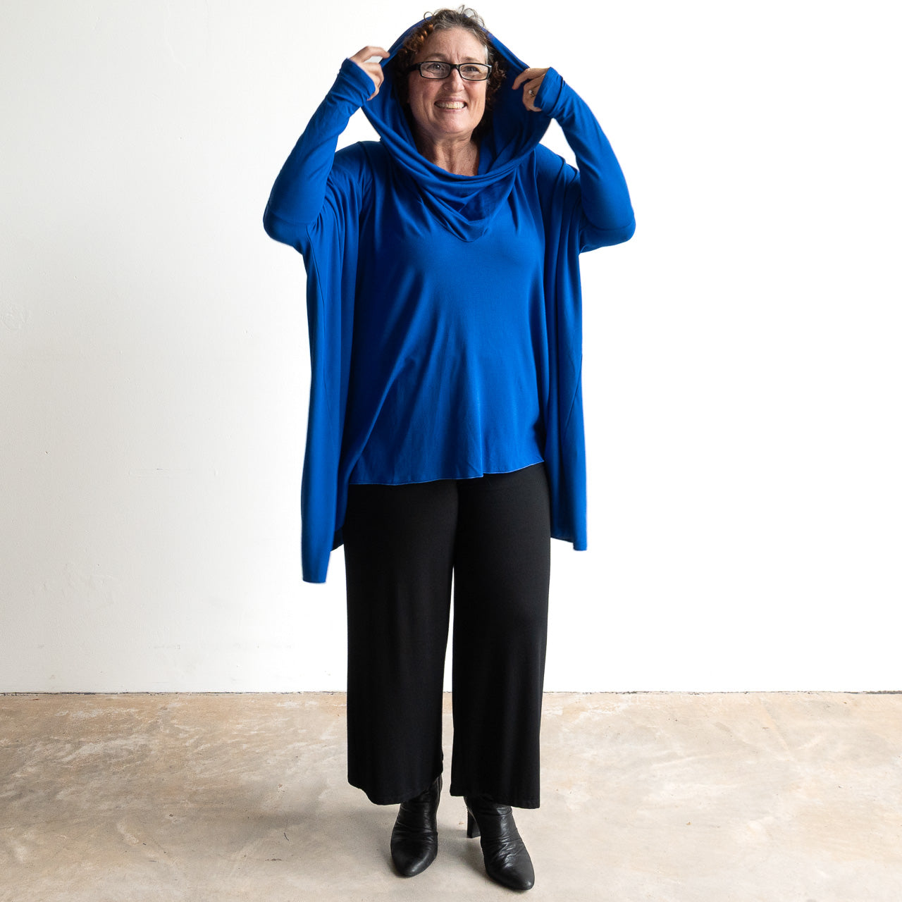 The Glider Poncho Tee by KOBOMO Bamboo