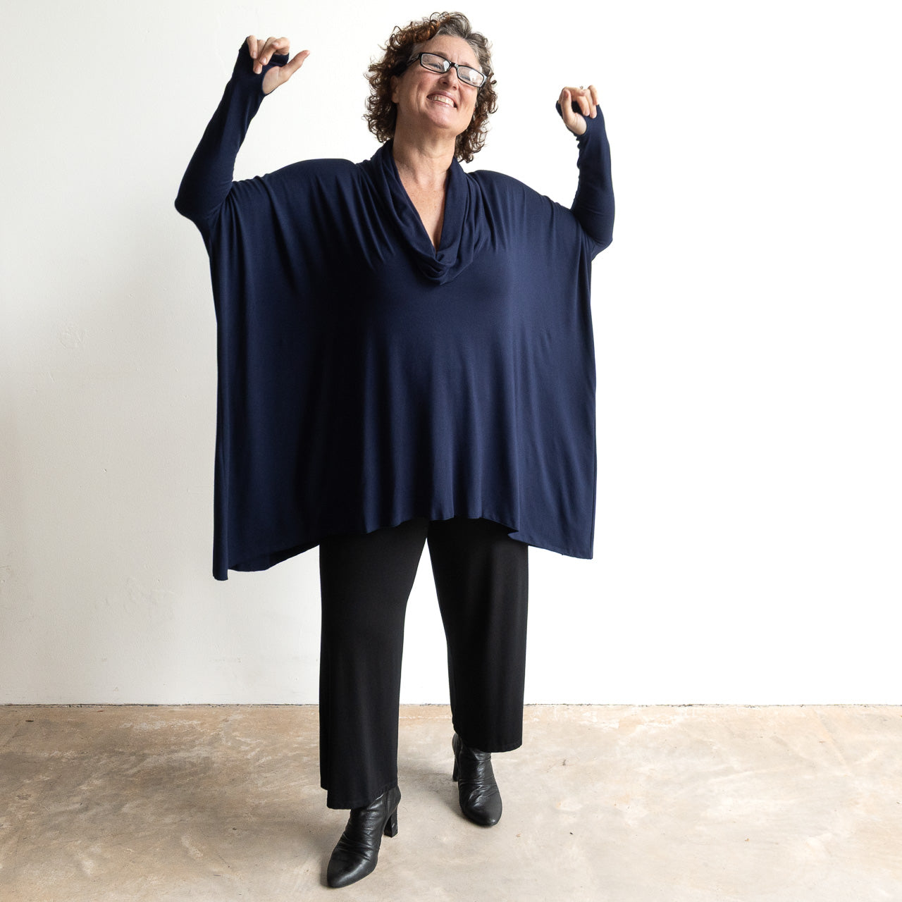 The Glider Poncho Tee by KOBOMO Bamboo