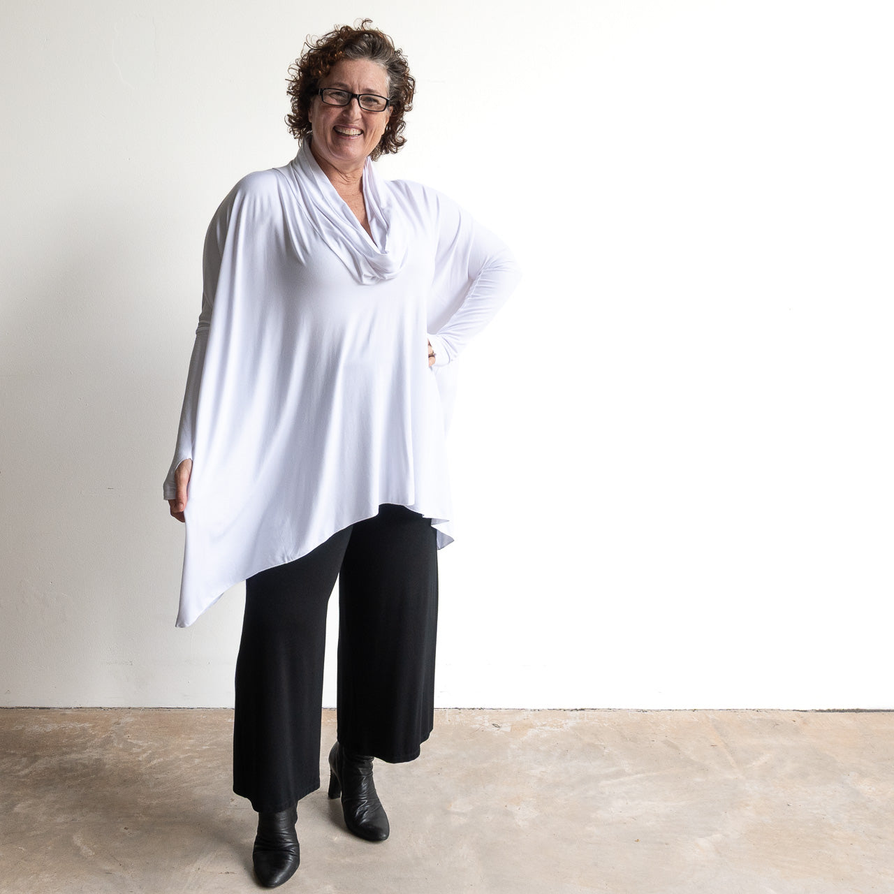 The Glider Poncho Tee by KOBOMO Bamboo