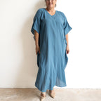 Gone Cruising Cotton Kaftan Maxi Dress