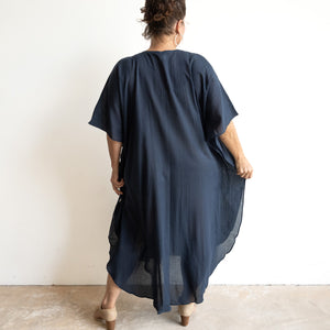 Gone Cruising Cotton Kaftan Maxi Dress