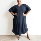Gone Cruising Cotton Kaftan Maxi Dress