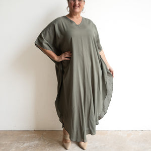 Gone Cruising Cotton Kaftan Maxi Dress