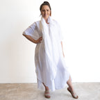 Gone Cruising Cotton Kaftan Maxi Dress