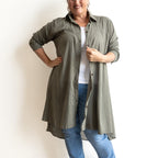 Gone Swishing Long Cotton Shirt