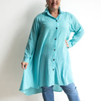 Gone Swishing Long Cotton Shirt