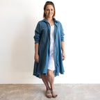 Gone Swishing Long Cotton Shirt