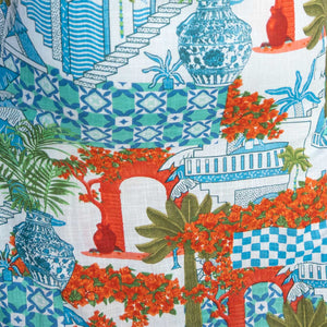 Brighter Days Cotton Top - Greek Aqua