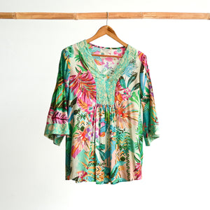 Folk Blouse by Orientique Australia - Hanalei - 9231