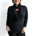 I'll Be There Long Sleeve T-shirt by KOBOMO Bamboo -  KOBOMO