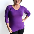I'll Be There Long Sleeve T-shirt by KOBOMO Bamboo - MulberryXXL-Size2022 KOBOMO