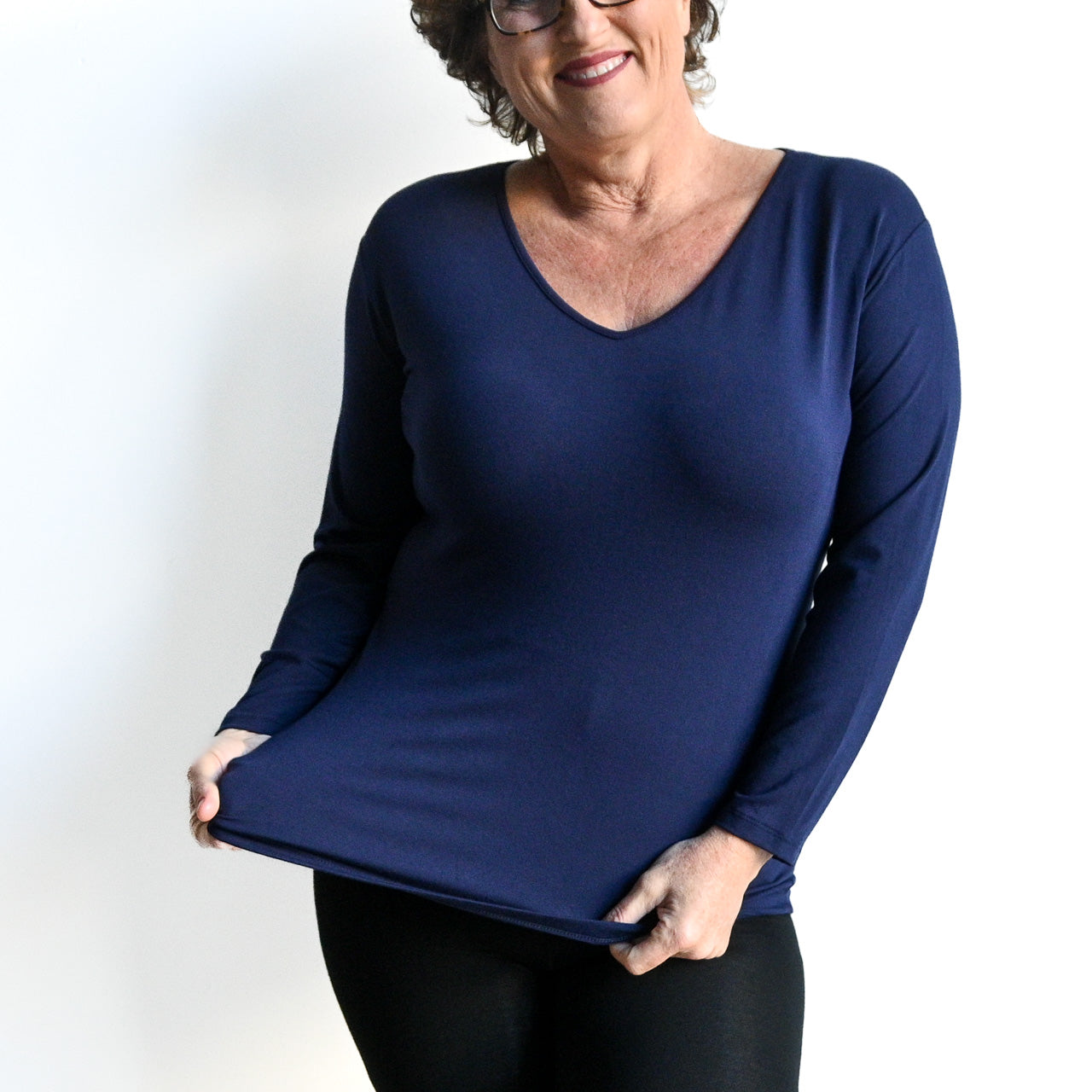 I'll Be There Long Sleeve T-shirt by KOBOMO Bamboo -  KOBOMO