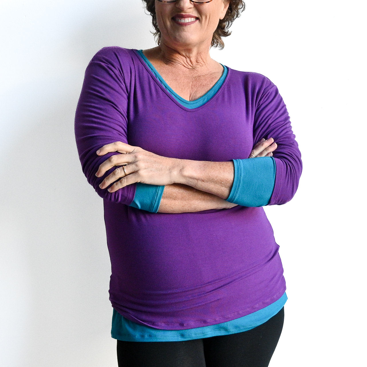 I'll Be There Long Sleeve T-shirt by KOBOMO Bamboo -  KOBOMO