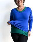 I'll Be There Long Sleeve T-shirt by KOBOMO Bamboo -  KOBOMO