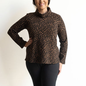 Jersey Cowl Top by Orientique Australia - Desert Rose - 23031