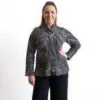 Jersey Knit Cowl Top by Orientique - Benin - 62790