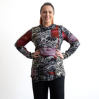 Jersey Knit Cowl Tunic by Orientique - Giza - 23100