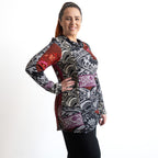 Jersey Knit Cowl Tunic by Orientique - Giza - 23100