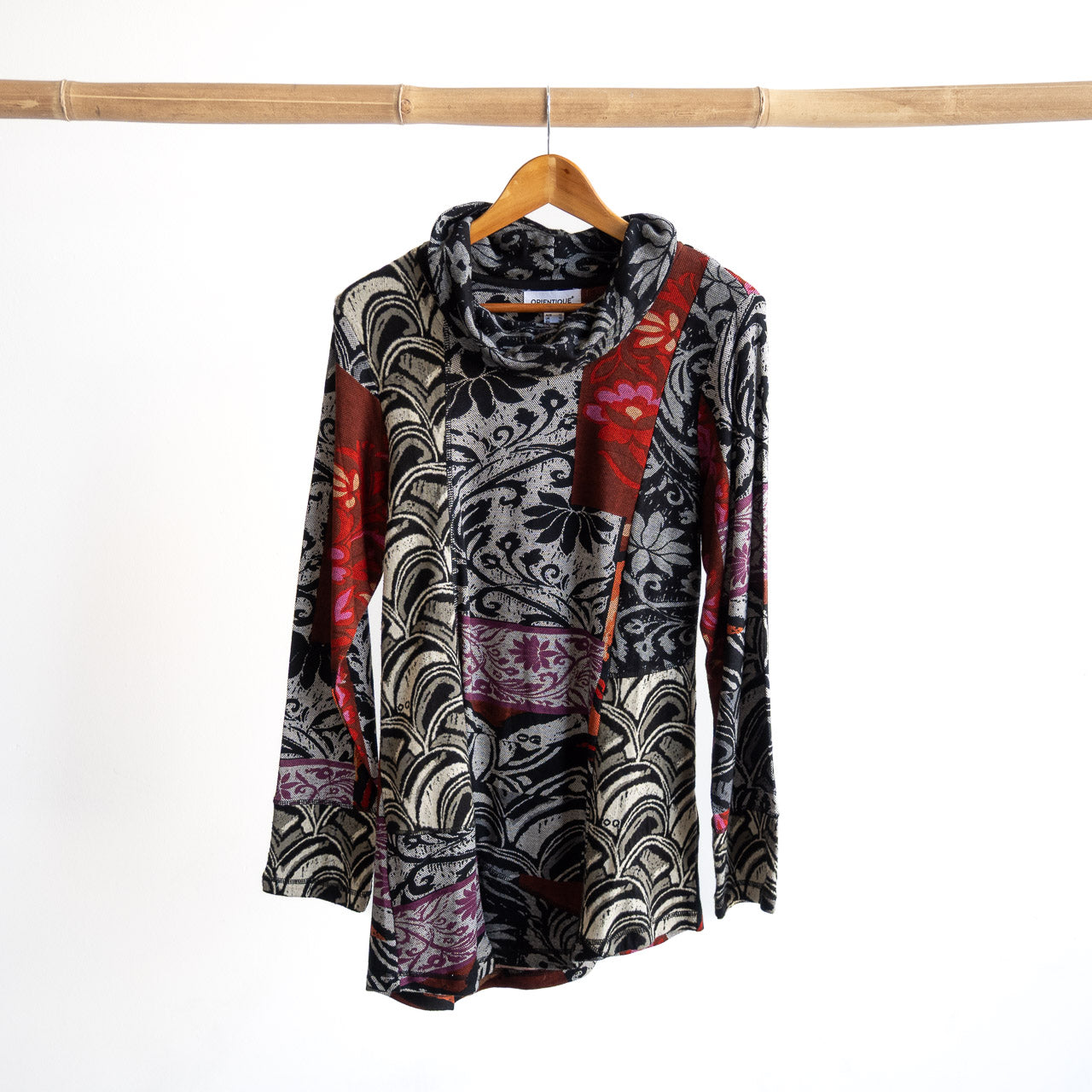 Jersey Knit Cowl Tunic by Orientique - Giza - 23100