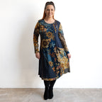 Jersey Knit Panel Dress by Orientique - Maluku - 21470