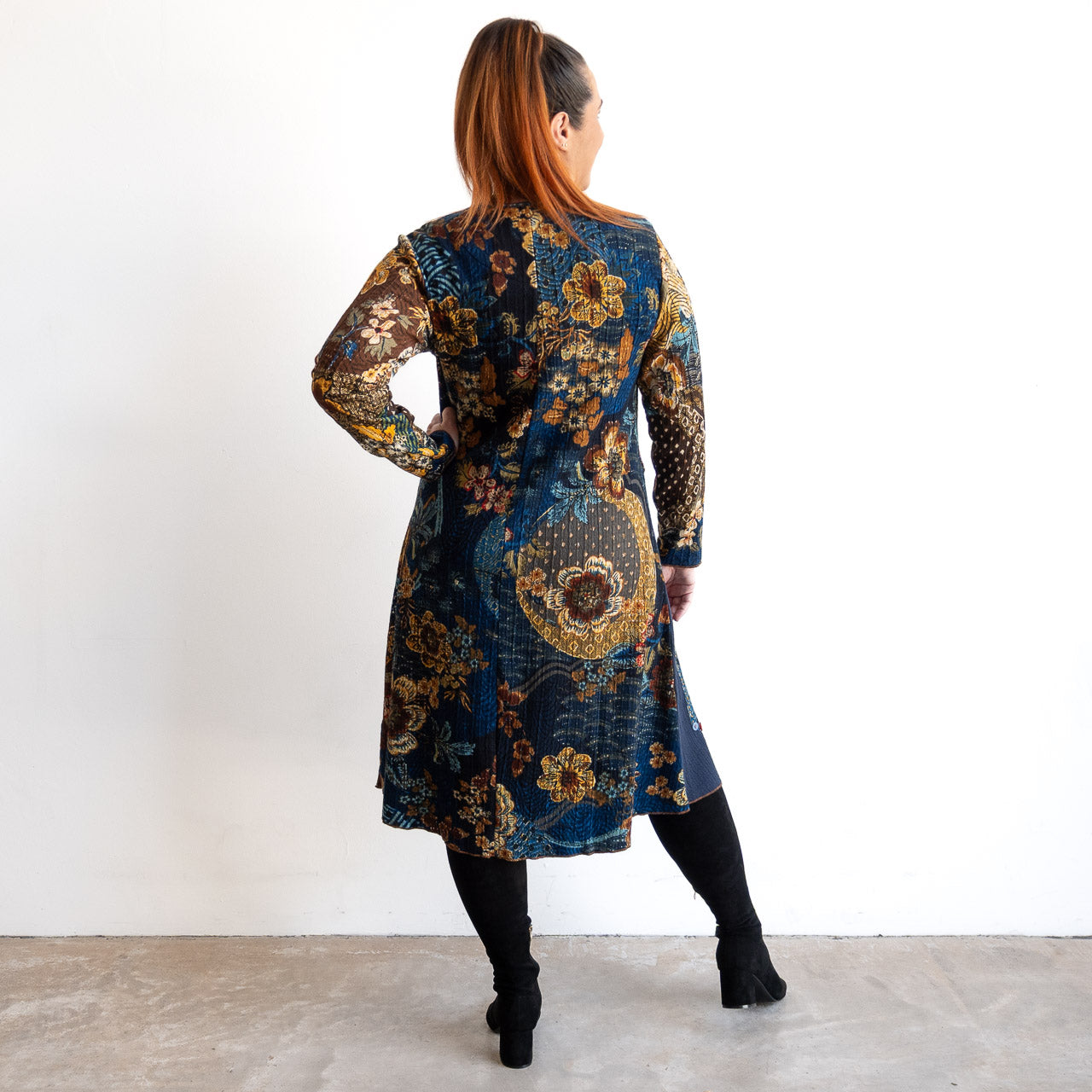 Jersey Knit Panel Dress by Orientique - Maluku - 21470