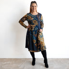 Jersey Knit Panel Dress by Orientique - Maluku - 21470