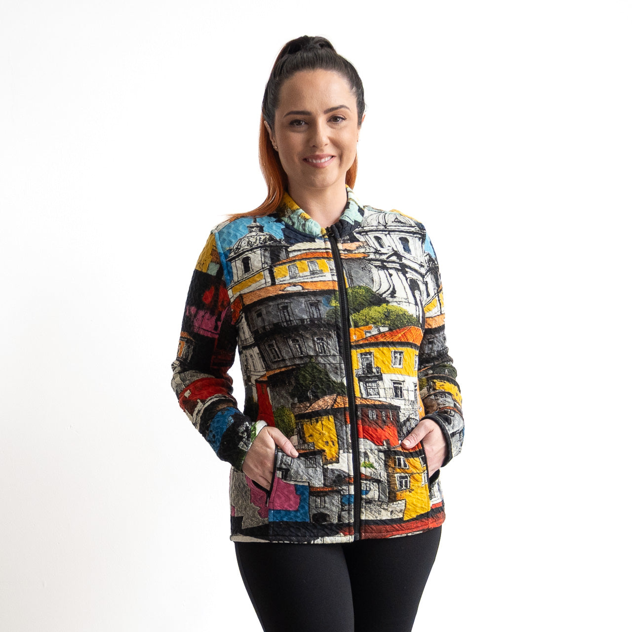 Jersey Matelasse Cardi-Coat by Orientique - Porto - 23147