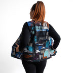 Jersey Matelasse Zip Vest by Orientique - Porto - 23146