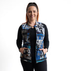 Jersey Matelasse Zip Vest by Orientique - Porto - 23146