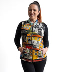 Jersey Matelasse Zip Vest by Orientique - Porto - 23146