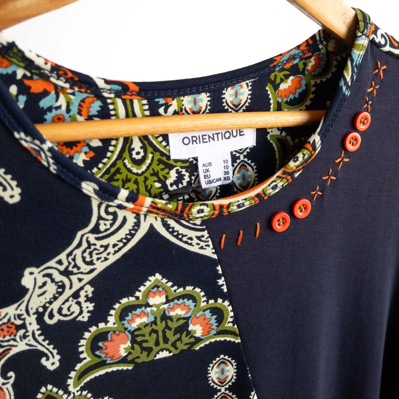 Jersey Panel Dress by Orientique Australia - Kumbalgharh - 31047
