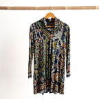 Jersey V-neck Tunic by Orientique Australia - Kumbalgharh - 32470