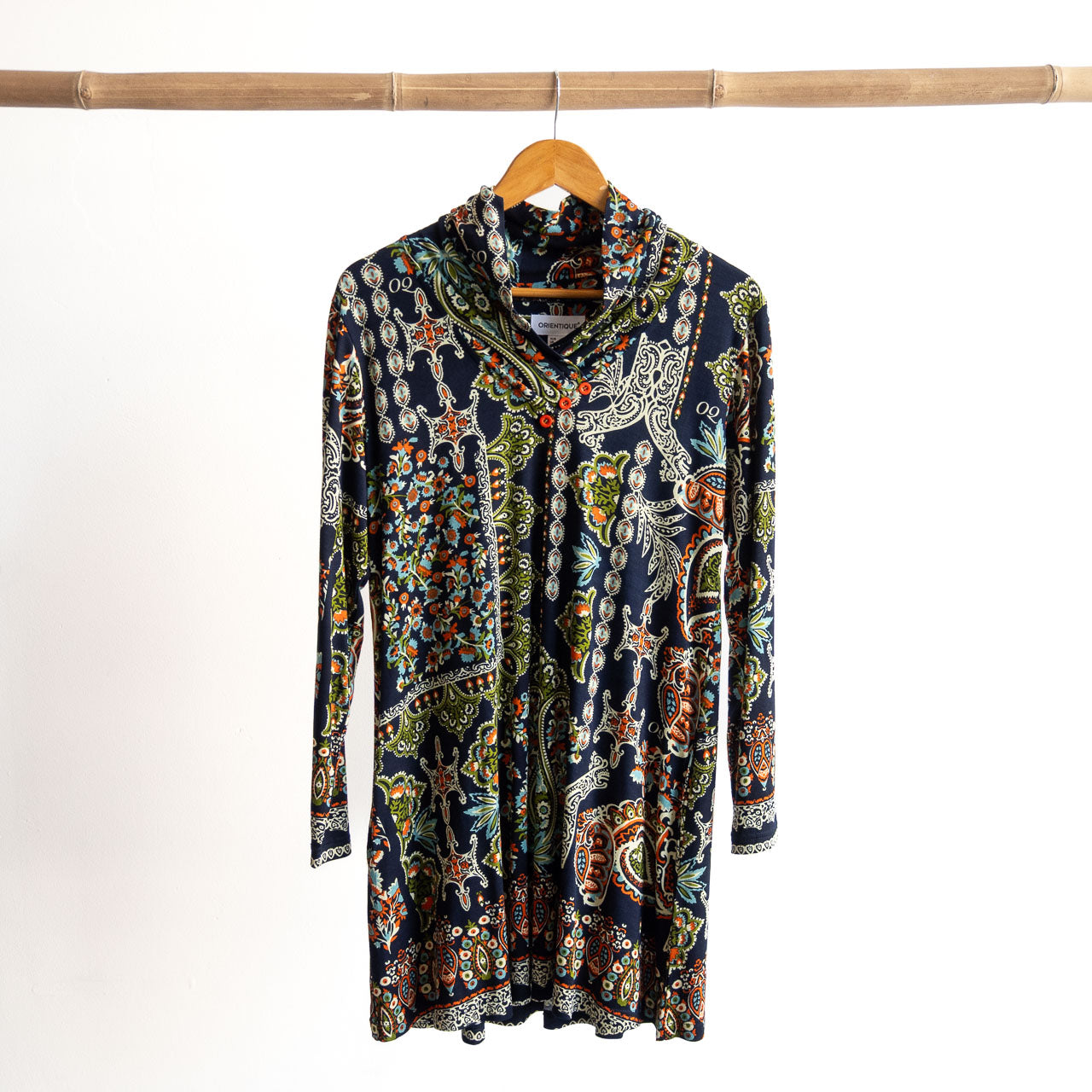 Jersey V-neck Tunic by Orientique Australia - Kumbalgharh - 32470