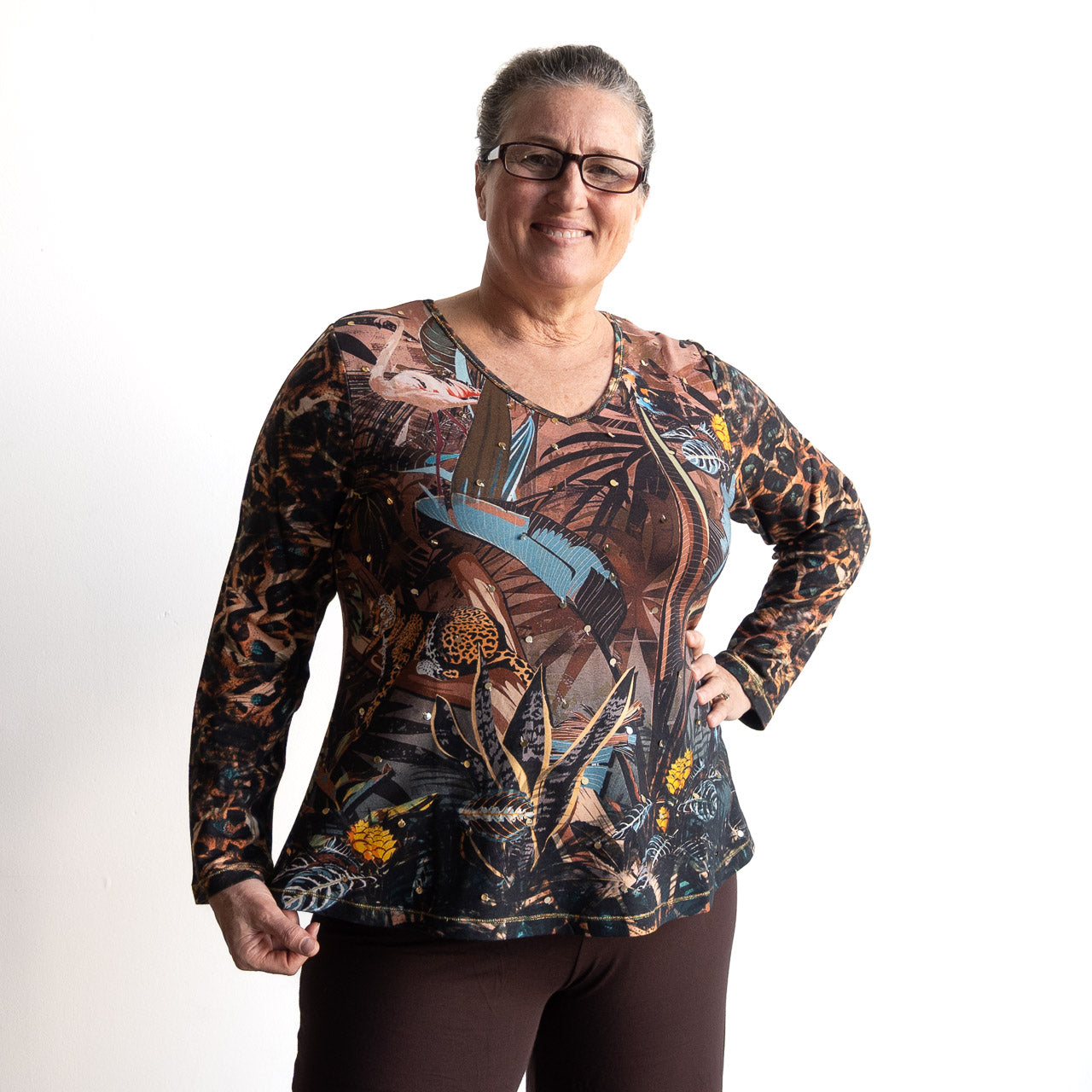 Jersey Winter T-Shirt by Escape - Almasa - 92162
