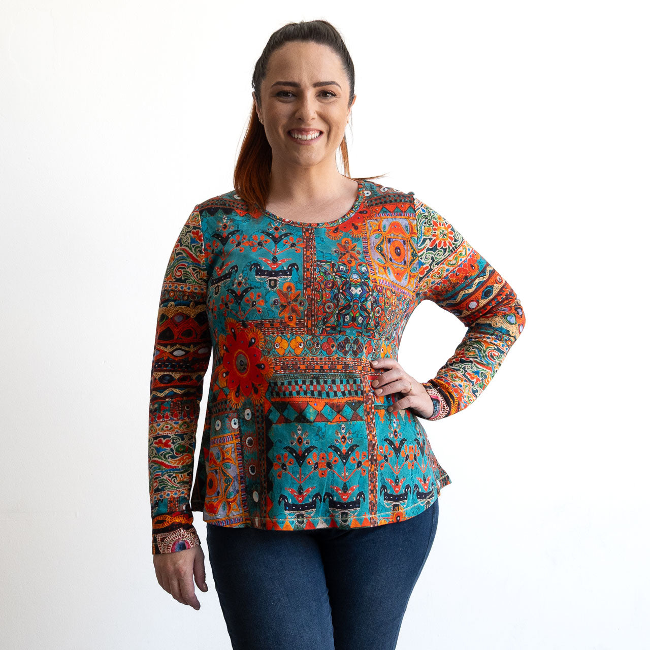 Jersey Winter T-Shirt by Escape - Rabari - 92162