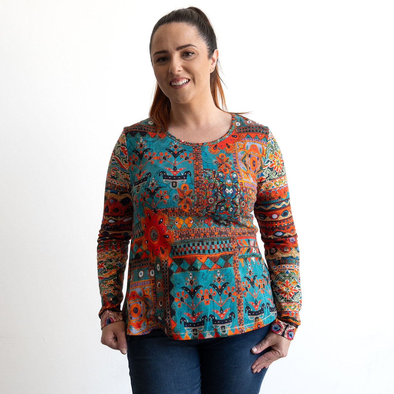 Jersey Winter T-Shirt by Escape - Rabari - 92162