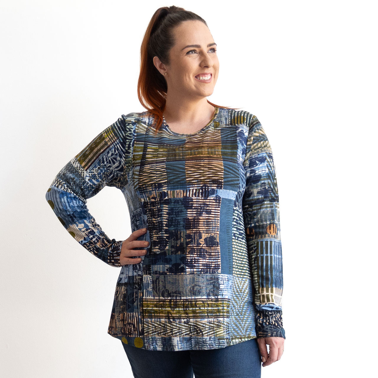 Jersey Winter T-shirt by Orientique Australia - Isfahan - 32475