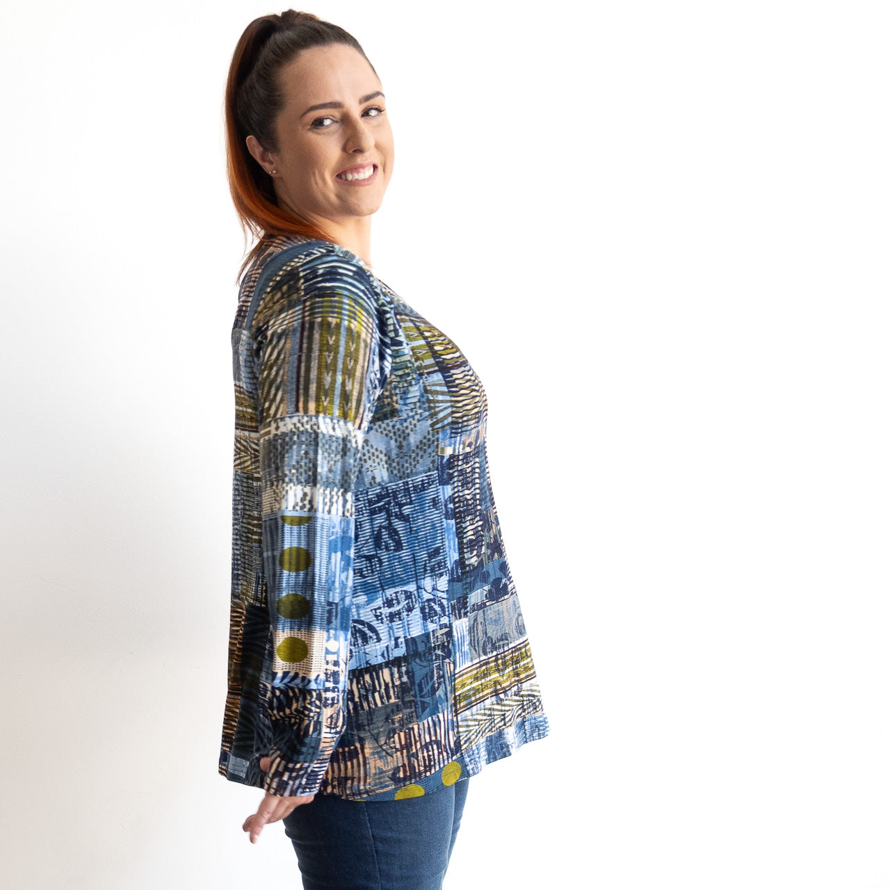 Jersey Winter T-shirt by Orientique Australia - Isfahan - 32475