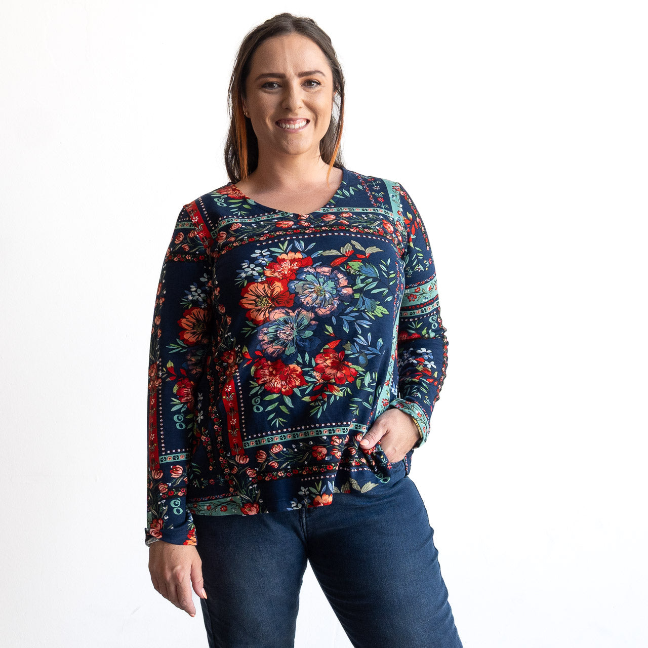 Jersey Winter T-Shirt by Orientique - Ivanova - 92135