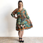 Journey Tunic Smock Dress by Orientique Australia - Guaratiba - 61749