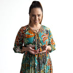 Journey Tunic Smock Dress by Orientique Australia - Guaratiba - 61749