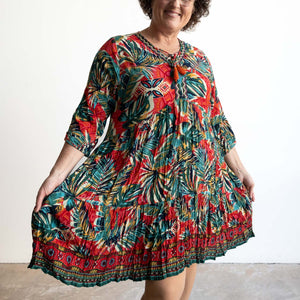 Journey Tunic Smock Dress by Orientique Australia - Rio - 61699