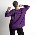 Just Wow Boat Neck Top in Bamboo by KOBOMO