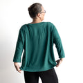 Just Wow Boat Neck Top in Bamboo by KOBOMO
