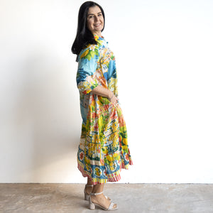 Kaftan Shirt Dress by Orientique Australia - Amalfi - 30182