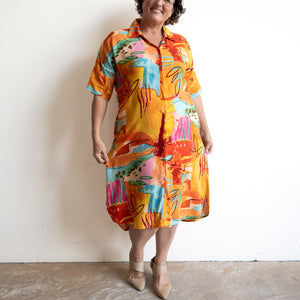 Kaftan Shirt Dress by Orientique Australia - Kiwayu - 30052